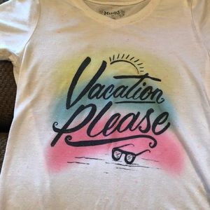 Vacation please mudd t shirt